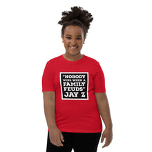 Load image into Gallery viewer, NOBODY WINS BLACK Youth Short Sleeve T-Shirt