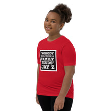 Load image into Gallery viewer, NOBODY WINS BLACK Youth Short Sleeve T-Shirt