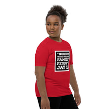 Load image into Gallery viewer, NOBODY WINS BLACK Youth Short Sleeve T-Shirt