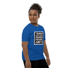 Load image into Gallery viewer, NOBODY WINS BLACK Youth Short Sleeve T-Shirt