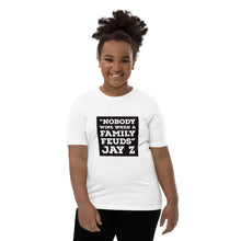 Load image into Gallery viewer, NOBODY WINS BLACK Youth Short Sleeve T-Shirt