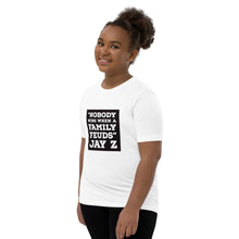 Load image into Gallery viewer, NOBODY WINS BLACK Youth Short Sleeve T-Shirt