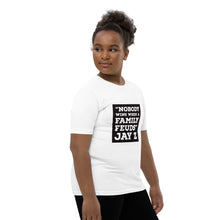 Load image into Gallery viewer, NOBODY WINS BLACK Youth Short Sleeve T-Shirt
