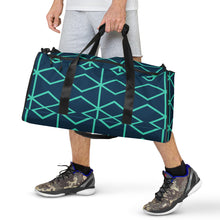 Load image into Gallery viewer, BLUE MATRIX DUFFLE BAGS
