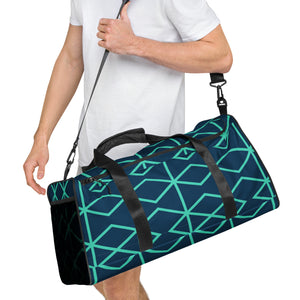 BLUE MATRIX DUFFLE BAGS