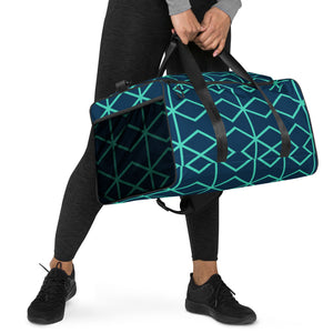 BLUE MATRIX DUFFLE BAGS