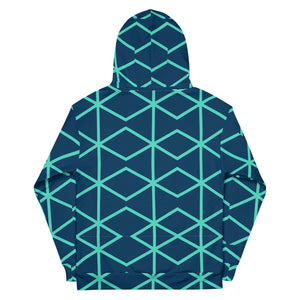 BLUE MATRIX Unisex Hoodie