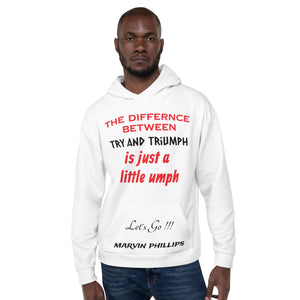 Try & Triumph Unisex Hoodie