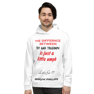 Try & Triumph Unisex Hoodie