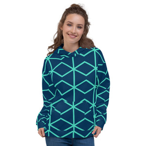 BLUE MATRIX Unisex Hoodie