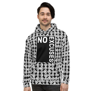 NO EXCUSES SMILIE Unisex Hoodie