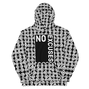 NO EXCUSES SMILIE Unisex Hoodie