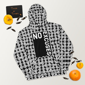 NO EXCUSES SMILIE Unisex Hoodie