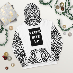 NEVER GIVE UP Unisex Hoodie