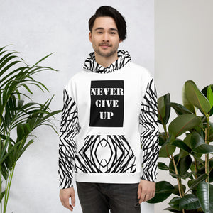 NEVER GIVE UP Unisex Hoodie