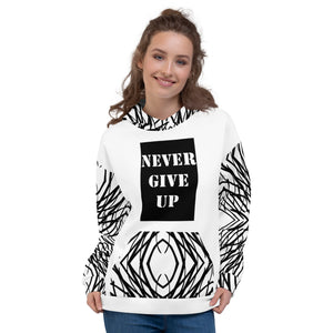 NEVER GIVE UP Unisex Hoodie