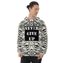 Load image into Gallery viewer, Never Give Up Universe Unisex Hoodie
