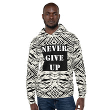 Load image into Gallery viewer, Never Give Up Universe Unisex Hoodie
