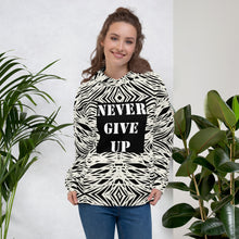 Load image into Gallery viewer, Never Give Up Universe Unisex Hoodie
