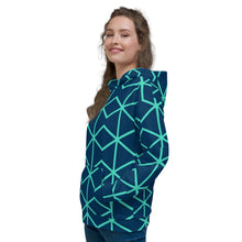 Load image into Gallery viewer, BLUE MATRIX Unisex Hoodie
