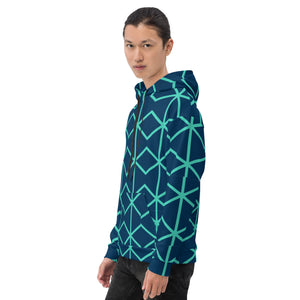 BLUE MATRIX Unisex Hoodie