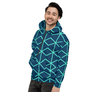 BLUE MATRIX Unisex Hoodie