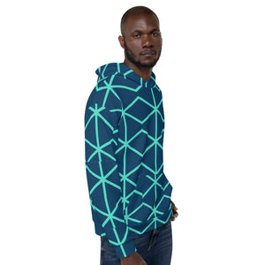 BLUE MATRIX Unisex Hoodie