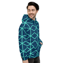 Load image into Gallery viewer, BLUE MATRIX Unisex Hoodie
