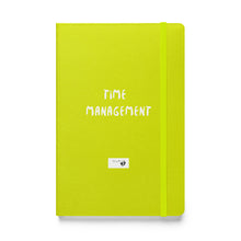 Load image into Gallery viewer, Time Management Hardcover bound notebook
