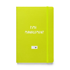 Time Management Hardcover bound notebook