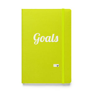 Goals Hardcover bound notebook