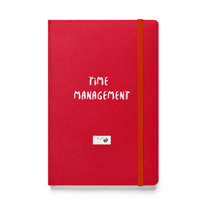 Time Management Hardcover bound notebook