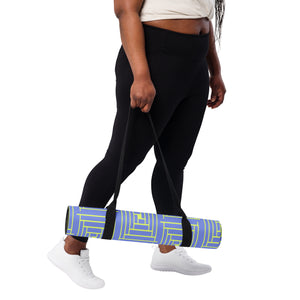 Blue Whisper Yoga Mat