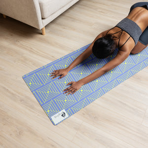 Blue Whisper Yoga Mat