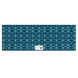 Blue Matrix Yoga mat