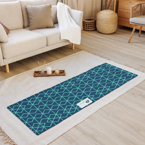 Blue Matrix Yoga mat