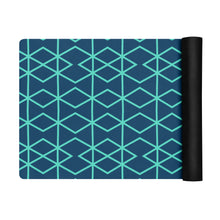 Load image into Gallery viewer, Blue Matrix Yoga mat
