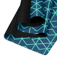 Load image into Gallery viewer, Blue Matrix Yoga mat
