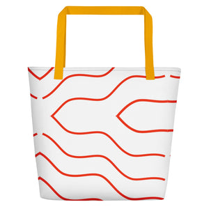 HEART STRIKE Beach Bag