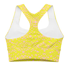 Load image into Gallery viewer, Cotton Candy Longline sports bra
