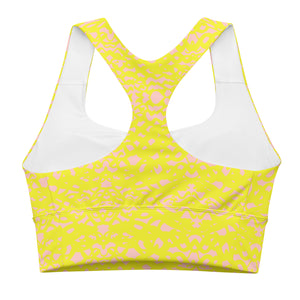 Cotton Candy Longline sports bra