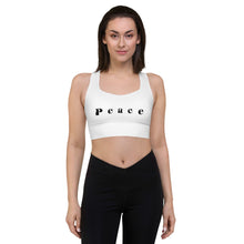 Load image into Gallery viewer, PEACE Longline sports bra
