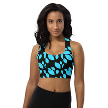 Load image into Gallery viewer, January Blues Longline sports bra
