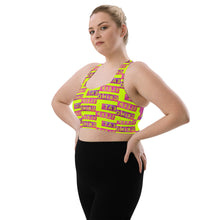 Load image into Gallery viewer, EAT SLEEP GRIND Longline sports bra
