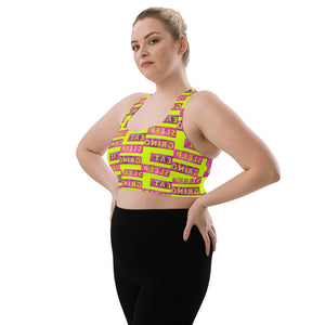 EAT SLEEP GRIND Longline sports bra