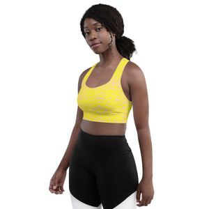 Cotton Candy Longline sports bra