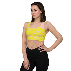 Cotton Candy Longline sports bra