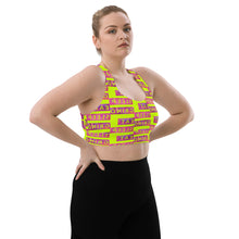 Load image into Gallery viewer, EAT SLEEP GRIND Longline sports bra
