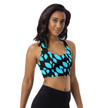 Load image into Gallery viewer, January Blues Longline sports bra
