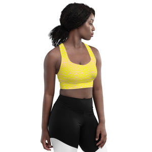 Cotton Candy Longline sports bra